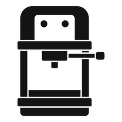 Coffee machine equipment icon. Simple illustration of coffee machine equipment vector icon for web design isolated on white background