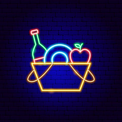 Picnic Basket Neon Sign