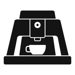 Drink coffee machine icon. Simple illustration of drink coffee machine vector icon for web design isolated on white background