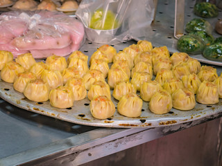 Chinese Dumpling in Chinese Street Food in shantou city china.Shantou city of Teochew people in Guangdong province China