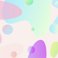 Vector of modern abstract background, soft colors