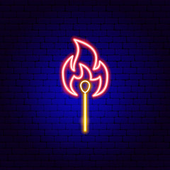 Lucifer Match Neon Sign