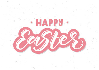 Happy Easter hand drawn lettering
