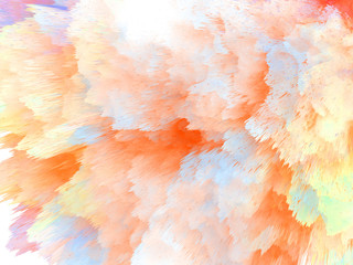 abstract colorful background 3D render watercolor illustration for background.