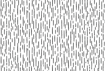 Distressed overlay texture of weaving fabric, cloth knitted. Vector illustration. Grunge black and white abstract monochrome background.