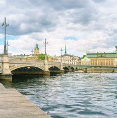 Stadtansicht von Stockholm
