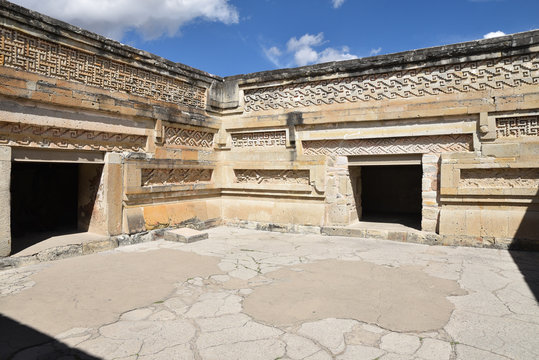 Palais mixt&egrave;que &agrave; Mitla, Mexique