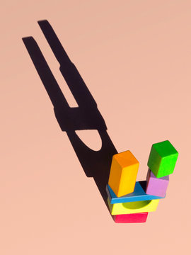 Colorful Blocks and Shadow