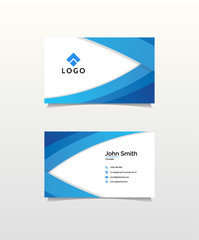 Modern business card design template