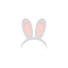 Carnival hoop with rabbit ears. For Easter, Christmas, festival, party, holidays costume. Attribute of costume.