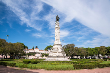 Afonso de Albuquerque Square and monument, Belem district, Lisbon, Portugal