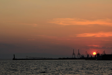 Sunset in Thessaloniki 2