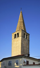 Fototapeta na wymiar Euphrasian Basilica - Cathedral Basilica of Assumption of Mary in Porec. Croatia