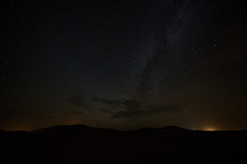 Fototapeta na wymiar Stars in the desert