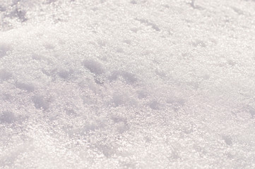 high angle view of snow texture