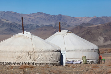 traditional Kazakh yurts summer pastures nomad life