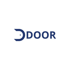 Door logo design vector inspiration