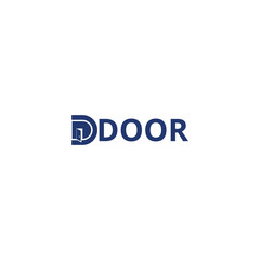 Door logo design vector inspiration