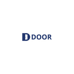 Door logo design vector inspiration