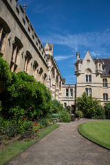 Fototapeta na wymiar Front Quadrangle, Balliol College, Oxford, England, UK