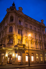 Fototapeta na wymiar Palace Hotel, Zagreb, Croatia