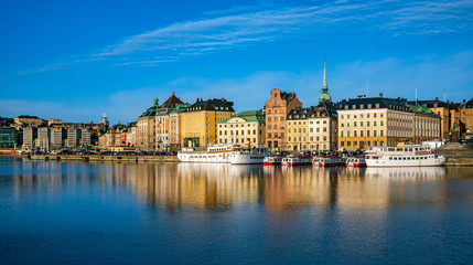 Fototapeta na wymiar View of Stockholm Sweden early morning