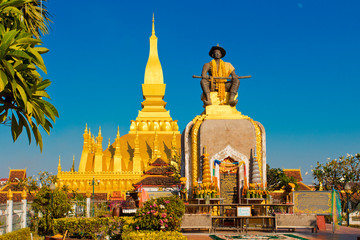 Naklejka premium Vientiane Laos capital 