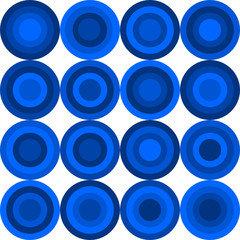 blue abstract circle pattern background
