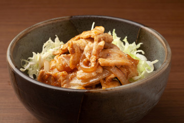 生姜焼き丼