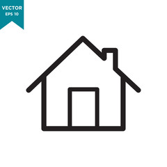 house vector icon in trendy flat design 