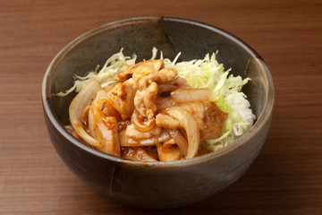 生姜焼き丼