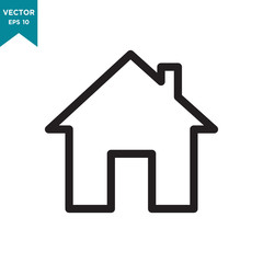 house vector icon in trendy flat design 