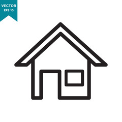 Fototapeta na wymiar house vector icon in trendy flat design 