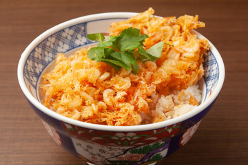 桜えびのかき揚げ丼
