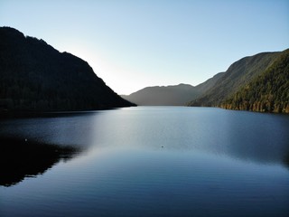 Drone Shot Canadian Lakes