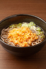 桜えびのかき揚げそば