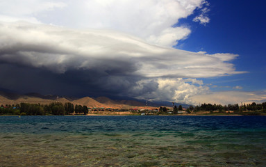 Issyk-Kul Lake Kyrgyzstan - unique colors