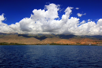 Issyk-Kul Lake Kyrgyzstan - unique colors