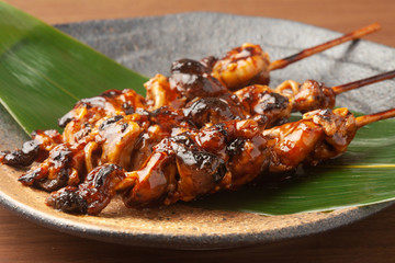 うな肝の串焼き