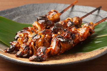 うな肝の串焼き