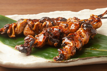 うな肝の串焼き