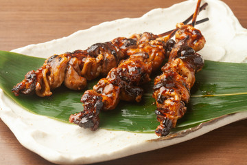 うな肝の串焼き