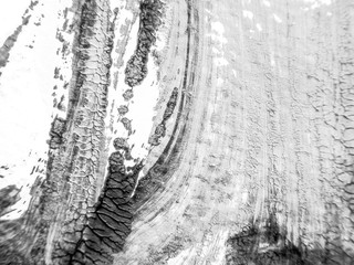 The black white acrylic painting texture background