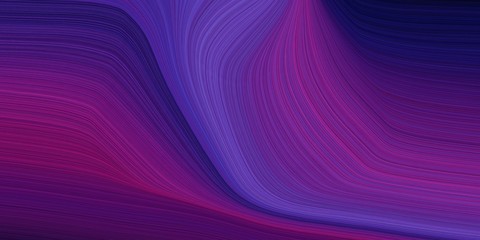 background graphic with smooth swirl waves background design with indigo, very dark blue and slate blue color