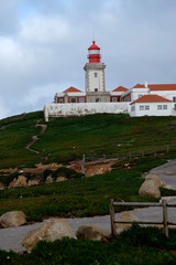 Fototapeta na wymiar cape of rock lighthouse against the sky