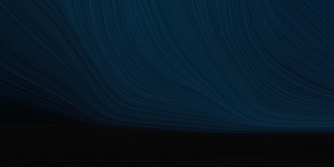 background graphic with smooth swirl waves background illustration with very dark blue and black color