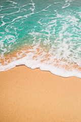 wave with copy space on the bottom