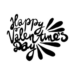 Fototapeta premium Quotes. Valentine lettering love collection. Hand drawn lettering with beautiful text about love. Perfect for valentine day, wedding and birthday card, stamp