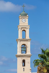 View on bell tower of monastery saint Peter