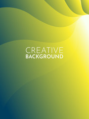 Dynamic green gradient style background design. Modern abstract vector. Creative, style cover. Cool gradient shape composition. Vertical illustration. Minimum coverage. Eps10